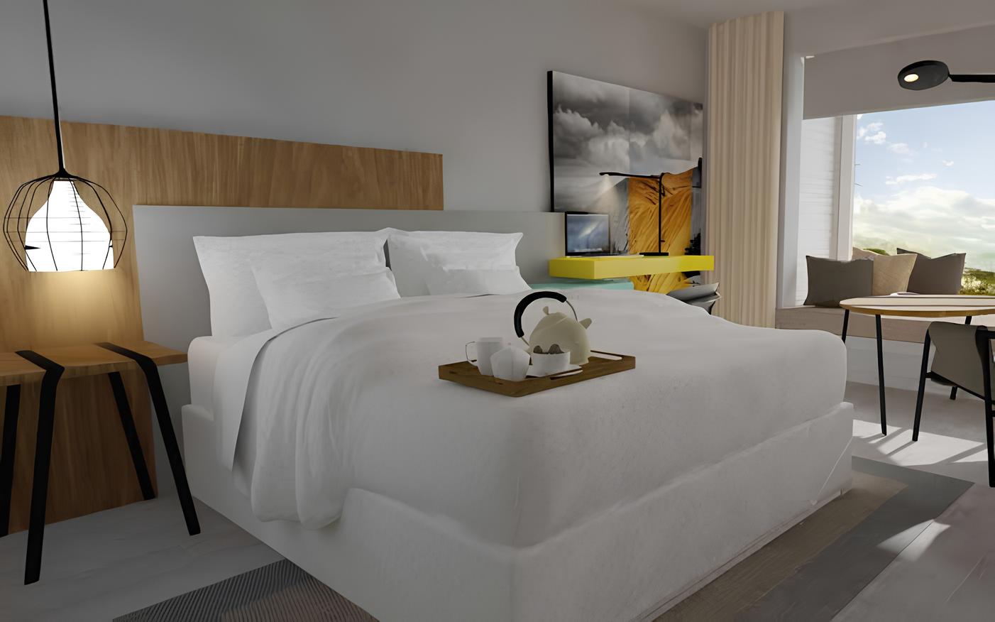 Chambre de luxe Hôtel Mandji