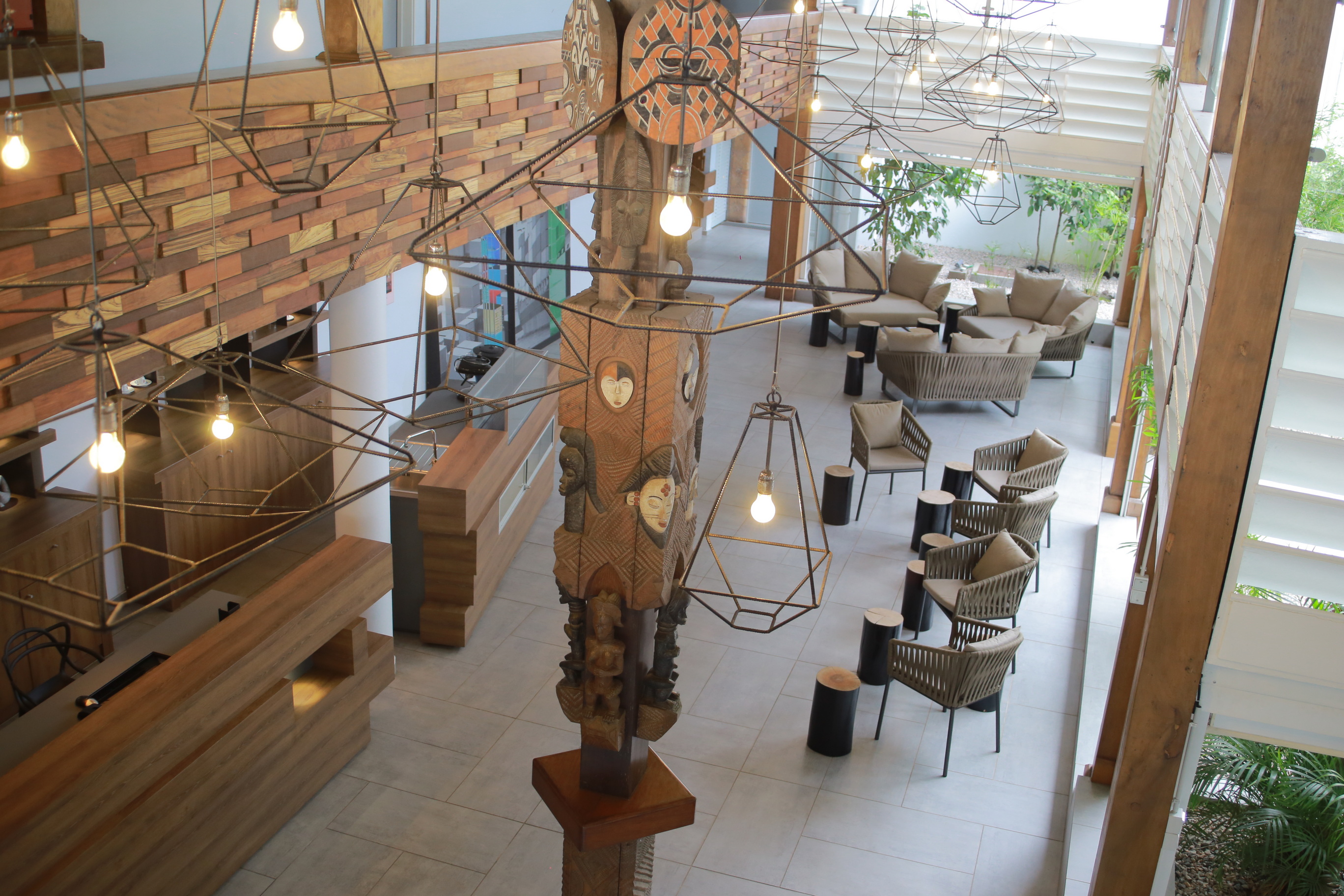 Hall d'accueil Hôtel Mandji